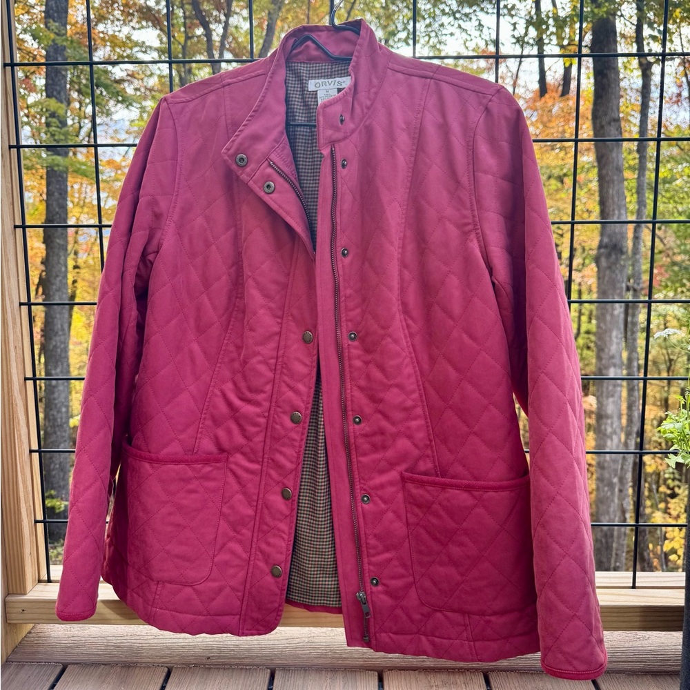 Orvis Quilted Dusty Rose Jacket